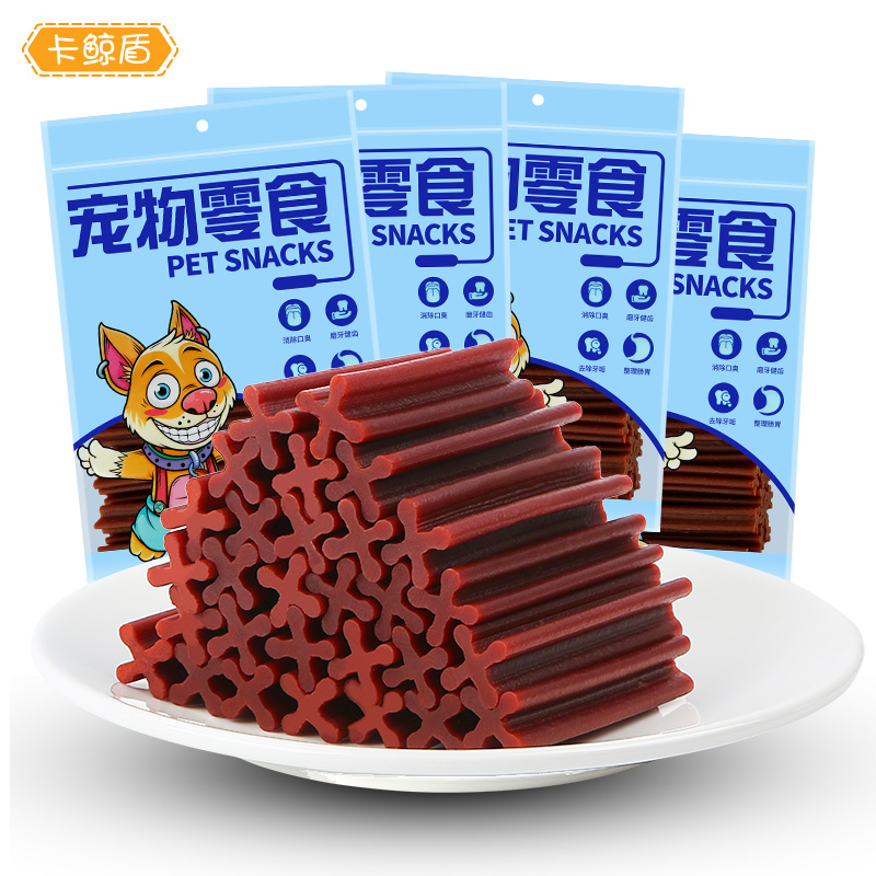 卡鲸盾旗舰店磨牙棒除口臭补钙棒狗狗零食大型小型幼犬洁齿零食宠物狗骨头泰迪0