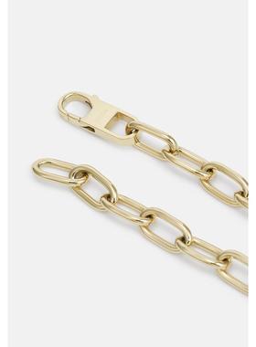 代购代购Fossil化石女士项链简约优雅时尚百搭金色不锈钢材质抛