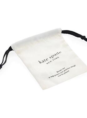 代购kate spade女士手链简约优雅时尚百搭白色金属扣三角形设计