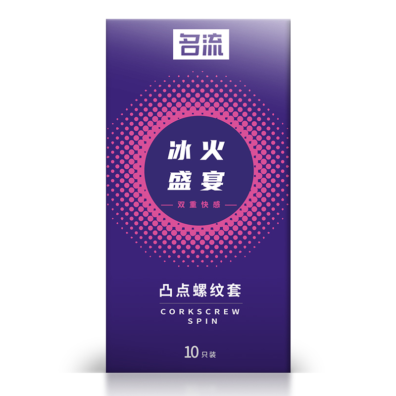 名流g点避孕套螺纹带刺大颗粒男用加长正品旗舰店安全套超薄入珠t - 图0
