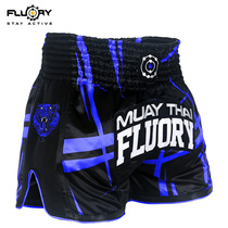 FLUORY Fire Barricades Thai Boxing Shorts Loose Percussion Training Competition Children Adult Fist Pants Shorts 2022 New