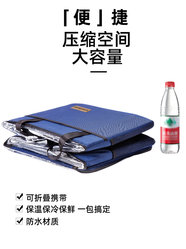保温箱冷藏箱商用摆摊户外大容量冰包露营外卖冰袋保暖箱便携手提 - 图1
