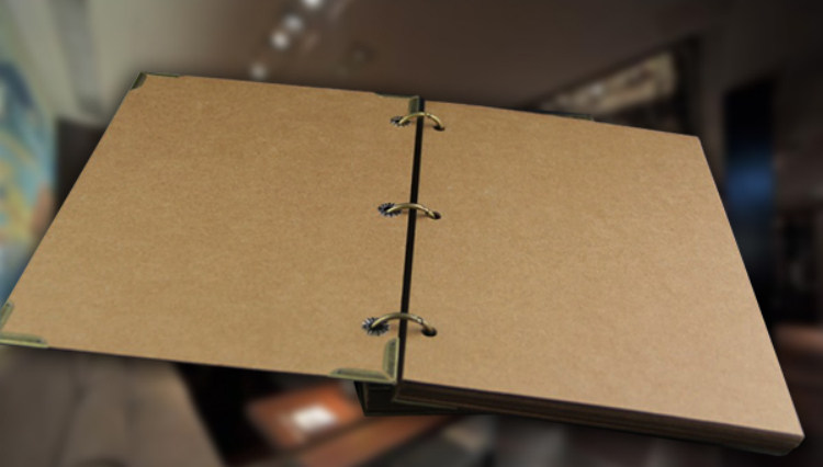 DIY牛皮纸菜单本创意黑卡酒水单个性菜谱点菜簿自制手工要记录相,淘宝优惠券,粉丝福利购,淘宝优惠卷