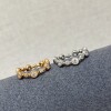 Minimalist Size Bubble Diamond Chain Ring 925 Silver