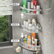 Bathroom bathroom triangle storage rack