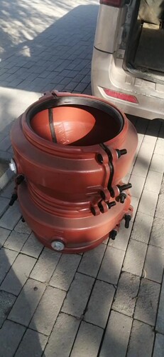 承口哈夫节抢修节大肚子承插口PE镀锌铸铁抱箍接头漏水堵漏器快速 - 图0