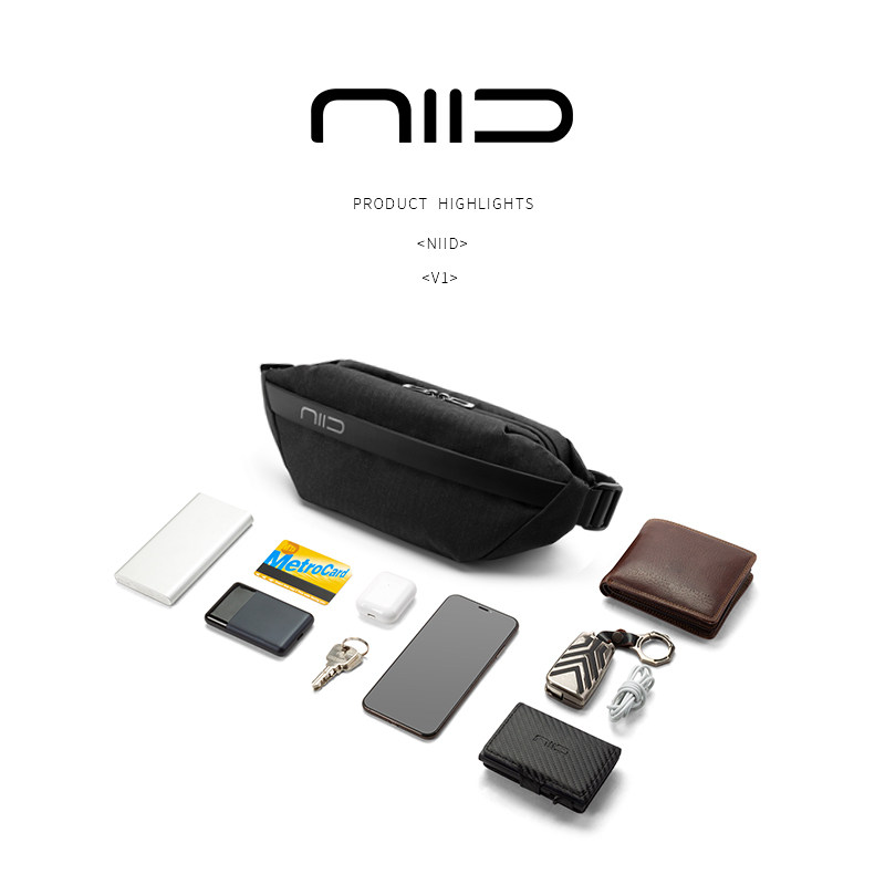 niid新款男包多功能男潮牌女斜挎包 niid男士包袋