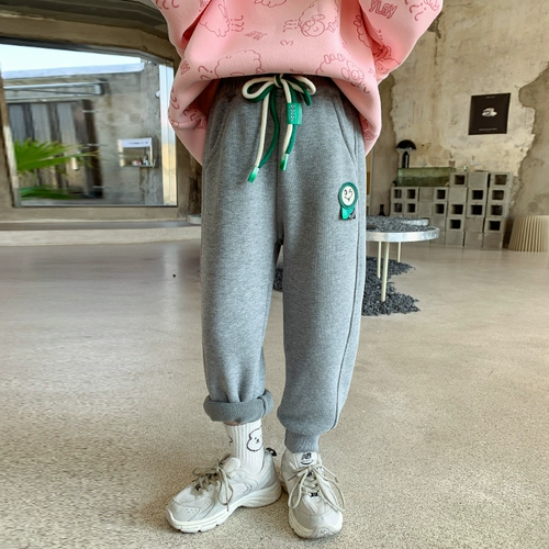 Демисезонные детские зимние бархатные утепленные штаны для девочек, коллекция 2022