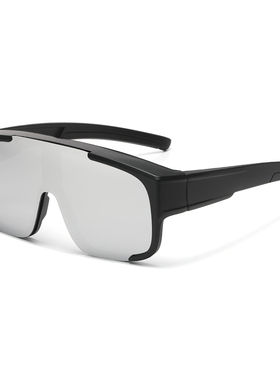 骑行登山护目镜防晒墨镜近视套镜