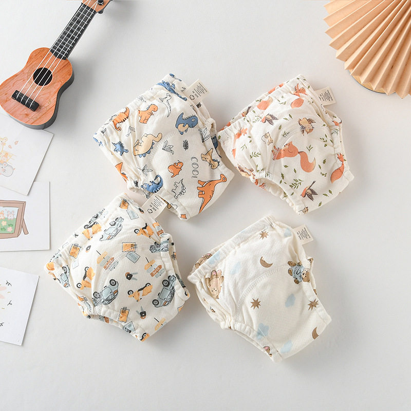 宝宝训练裤纱布尿布兜学习裤婴儿男女童布尿裤纯棉透气隔尿裤可洗,淘宝优惠券,粉丝福利购,淘宝优惠卷