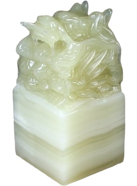 阿富汗龙头雕刻艺术风庆典摆件