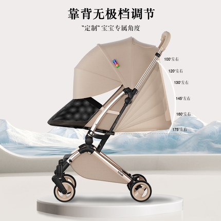 youbi口袋可坐可躺遛娃神器轻便登机一键折叠婴儿推车宝宝儿童SU7