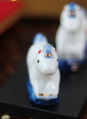 日本马年摆件送礼精致经典