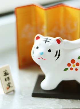 日本药师窑陶土摆件日式桌面可爱