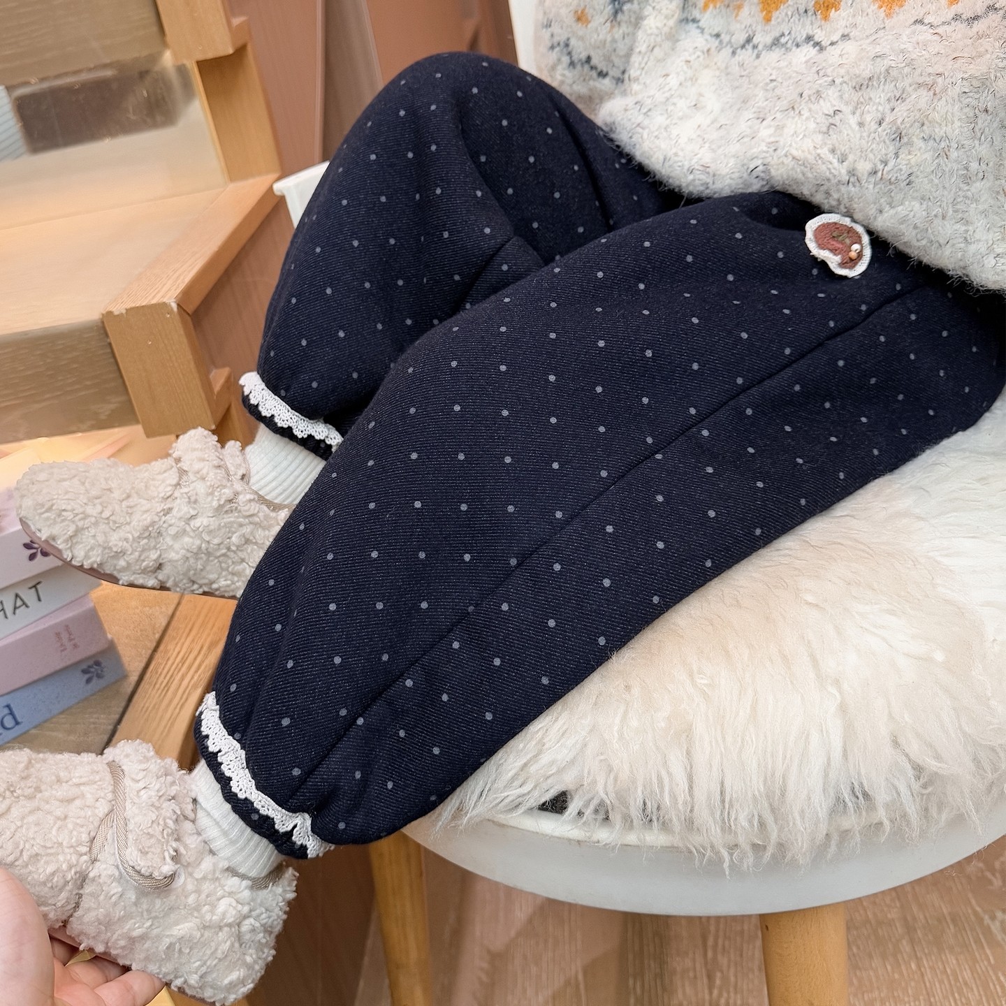 女童超好看加绒裤子冬装2025新款儿童加厚一体绒宝宝一条过冬棉裤,淘宝优惠券,粉丝福利购,淘宝优惠卷