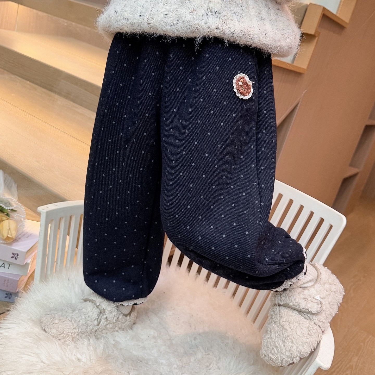 女童超好看加绒裤子冬装2025新款儿童加厚一体绒宝宝一条过冬棉裤,淘宝优惠券,粉丝福利购,淘宝优惠卷