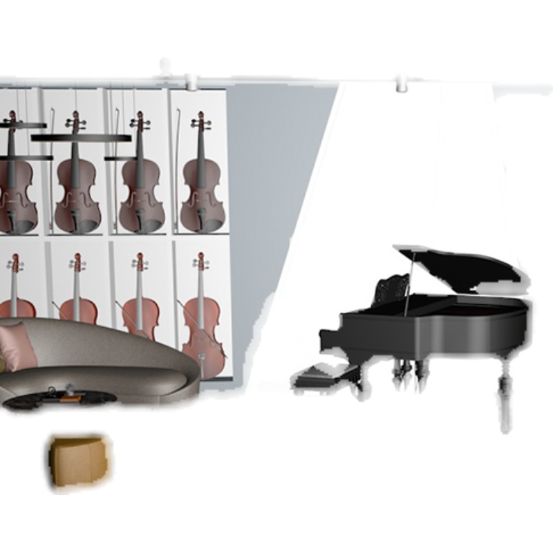FBX STL OBJ SU琴行钢琴乐器架子鼓吉他贝斯三维3D模型素材文件 - 图2