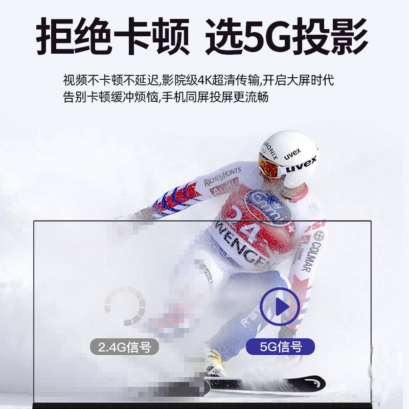 x2小型家用办公便携式安卓投影仪 易接投影机