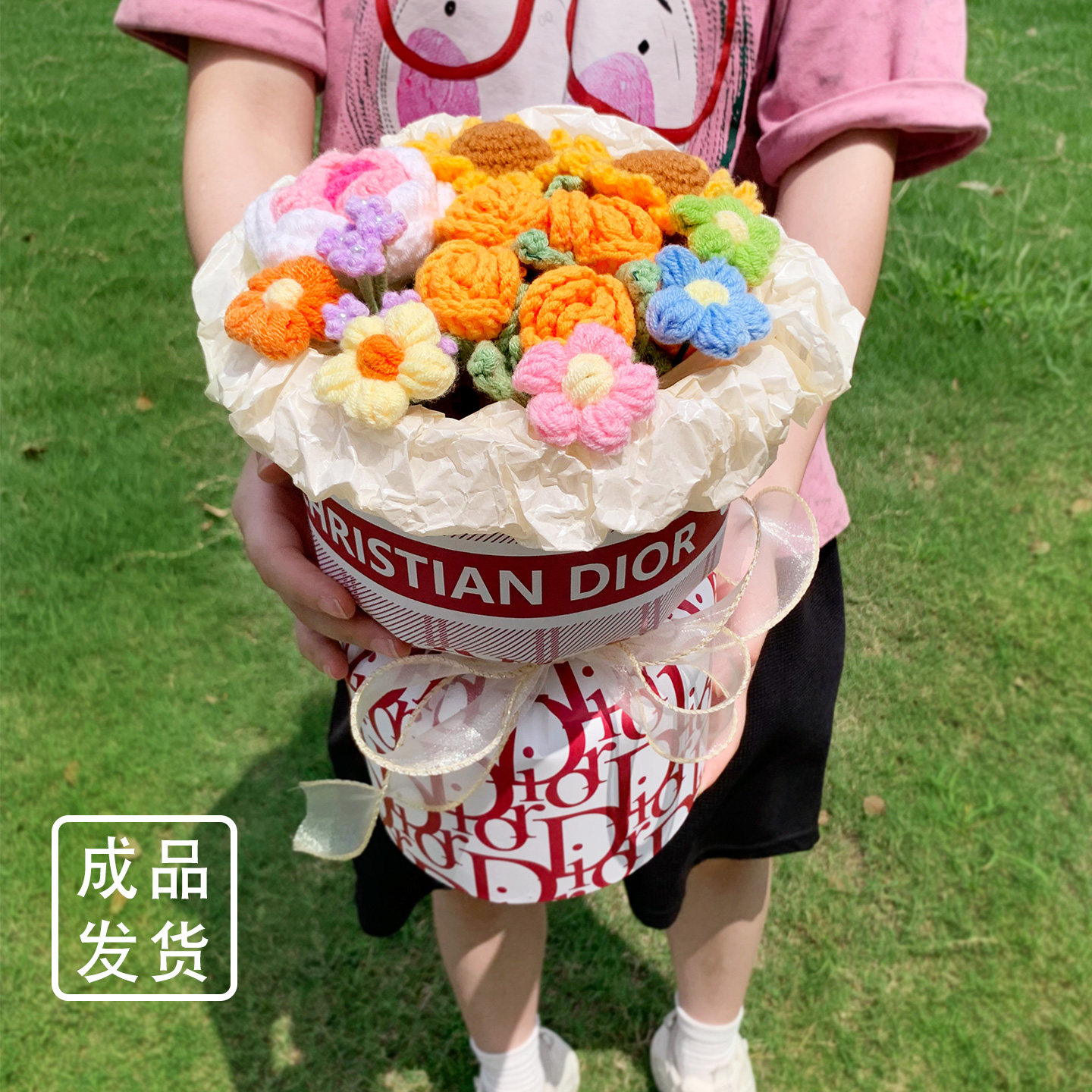 生日礼物花束手工DIY永生花礼品创意小香风母亲节送妈妈老师朋友