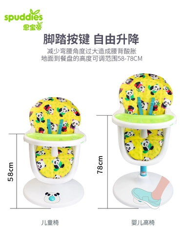 Детский пластиковый универсальный современный стульчик для кормления для домашнего использования для еды, коллекция 2021