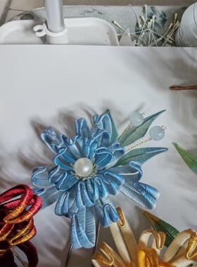 成品非遗缠花马面裙新中