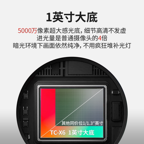 天创恒达TC-X6直播摄像机4K高清摄像头直播设备 自带AI人脸追焦 - 图2
