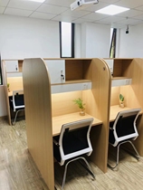 Self-study room Self-study table Immersive Partition Table Home Study Desk Closed University Students Examination And Study Table Shared Desk