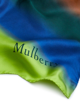 Mulberry柔软波纹方巾