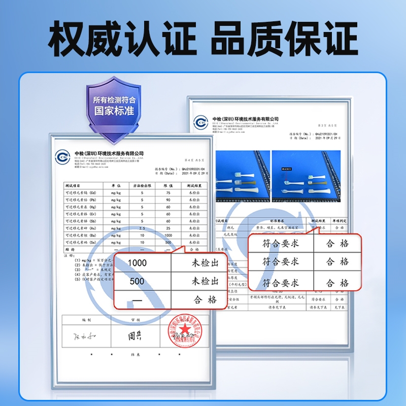 适配飞利浦HX2452电动牙刷头HX2462/246B/P/01/81机皇Pro - 图2