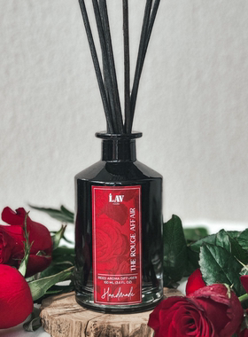 LAV Aroma 小众沙龙香黑玫瑰檀香藤条扩香器家用持久高级感香薰