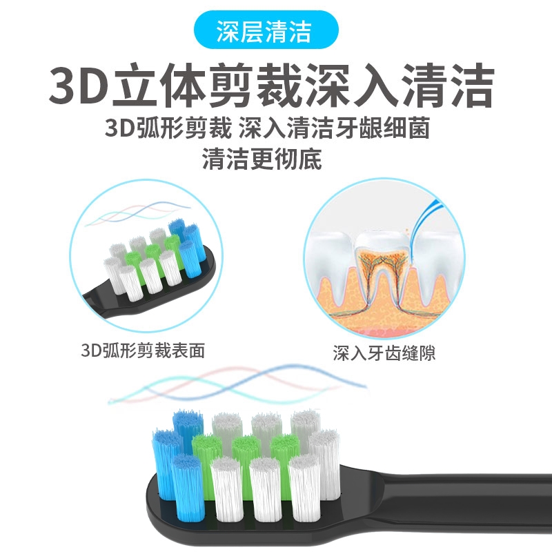 适配苏宁极物电动牙刷头V1-A/V7-A/S/M1-A/LBT203515淘宝心选替换-图2