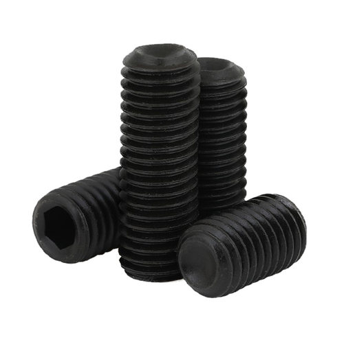 DIN916内六角无头螺丝 凹端紧定机米螺钉顶丝M3M4M5M6M8M10M12M20 - 图0