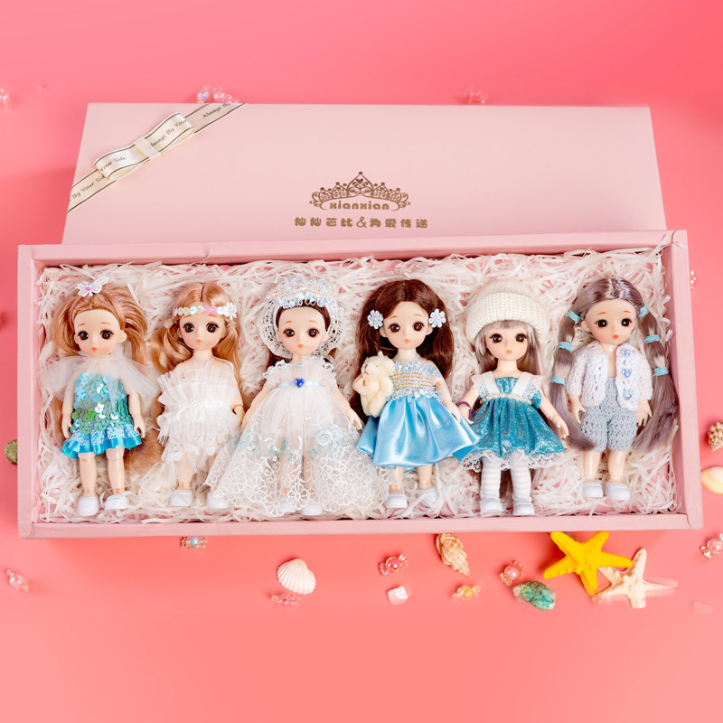 怡甜芭比洋娃娃套装女孩儿童玩具 聚聪娃娃/配件