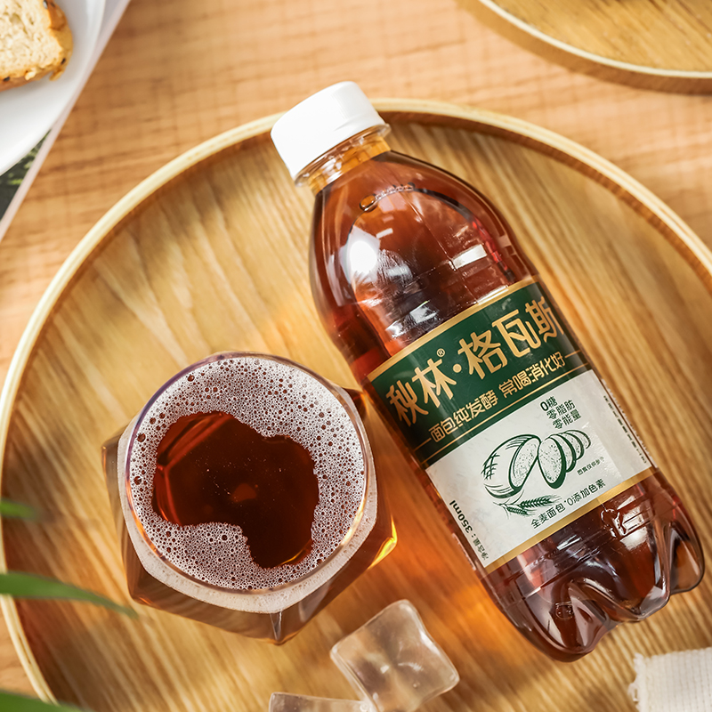 秋林 全麦格瓦斯 发酵饮料 350ml*6瓶