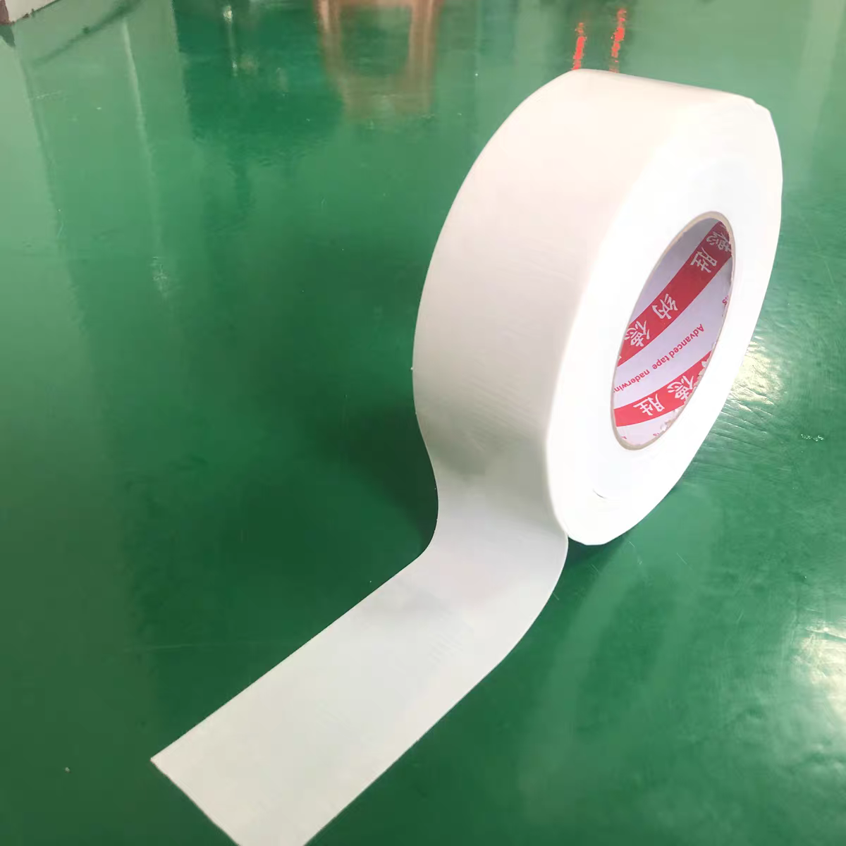 强力单面白色布基胶带 装修保护膜地膜固定瓷砖遮蔽无痕胶带批发 - 图0