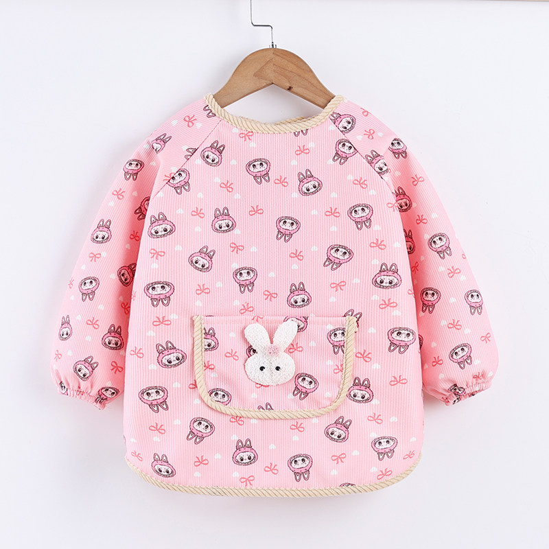 宝宝罩衣防水防脏吃饭围兜儿童长袖秋冬外穿婴儿围裙加绒女童罩衣,淘宝优惠券,粉丝福利购,淘宝优惠卷
