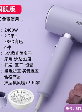 斯特朗电吹风机家用大风力负离子