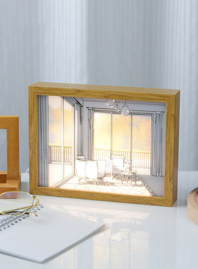 众盟灯光摆台简约风桌面摆件