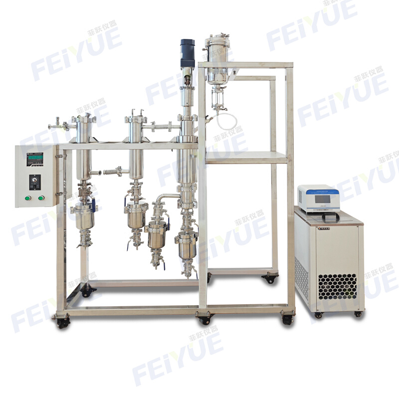 分子蒸馏仪不锈钢萃取分离器短程实验室用设备|-图1
