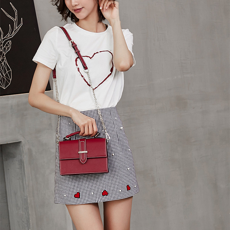 袋鼠2020新款潮秋冬小方包斜挎包包 bandicoot女士包袋