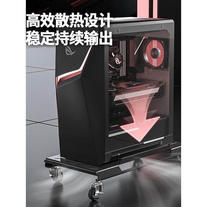 Zhuomao main rack with row plug removable tablet chassis bracket single-layer cooling chassis rack computer host bracket