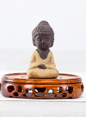 鸡翅木红檀镂空套七底座红木工艺品实木花瓶茶壶佛像古玩玉器摆件