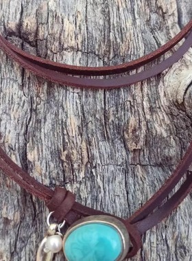 曼谷公园项链BKP波西米亚松石