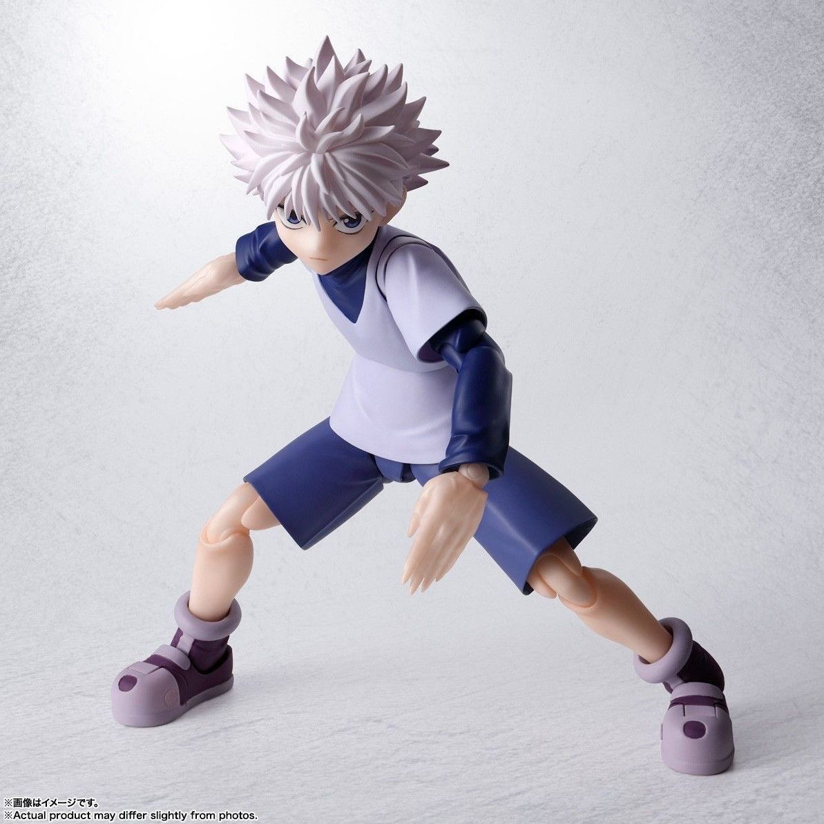 万代SHF全职猎人 奇犽 HUNTER揍敌客 可动手办 正版模型玩具 - 图0