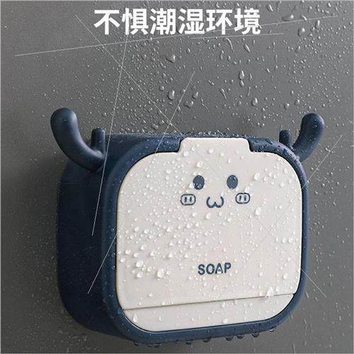 Soap box leaching bathroom wall-mounted student dormitory so - 图0