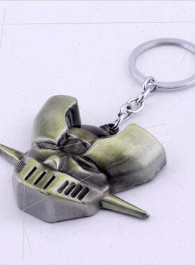 Anime s Mazinger Z Devil God Z Ironclad Mask alloy keychain