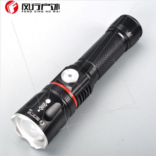 With magnet 1809 T6 flashlight Zoom USB rechargeable with ca-图0