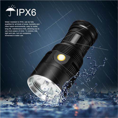 New 3pcs XHP70 strong light flashlight LED multifunction out - 图2