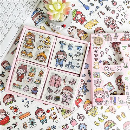 100 pcs of Chi-Chi Sauces Genki fe Girls Heart Cartoon Stick - 图0