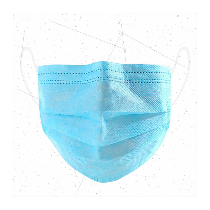 blue civilian disposable masks three layers with meltblown c - 图3